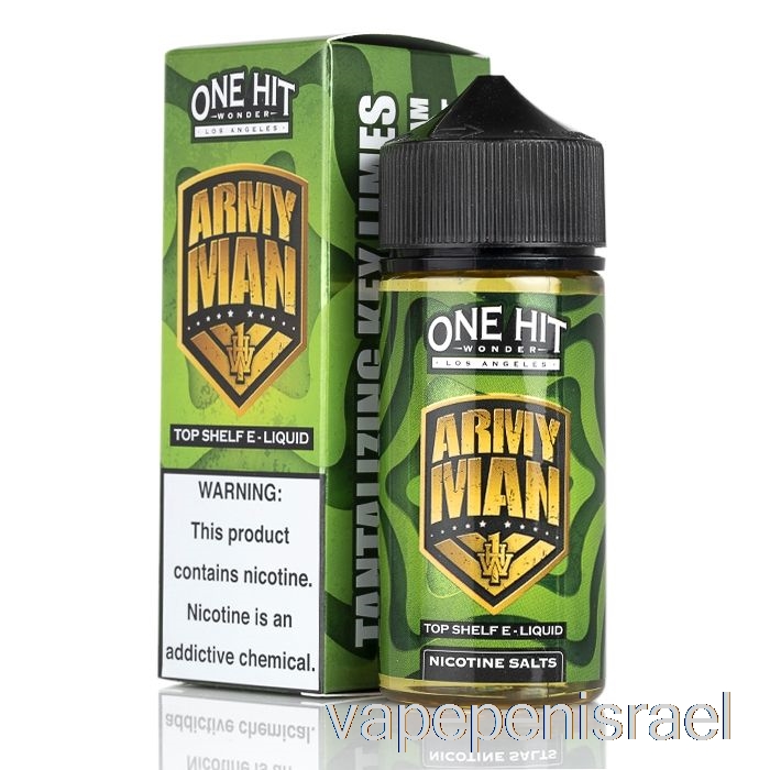 חד פעמי Vape Israel Army Man - One Hit Wonder - 100 מ"ל 6 מ"ג